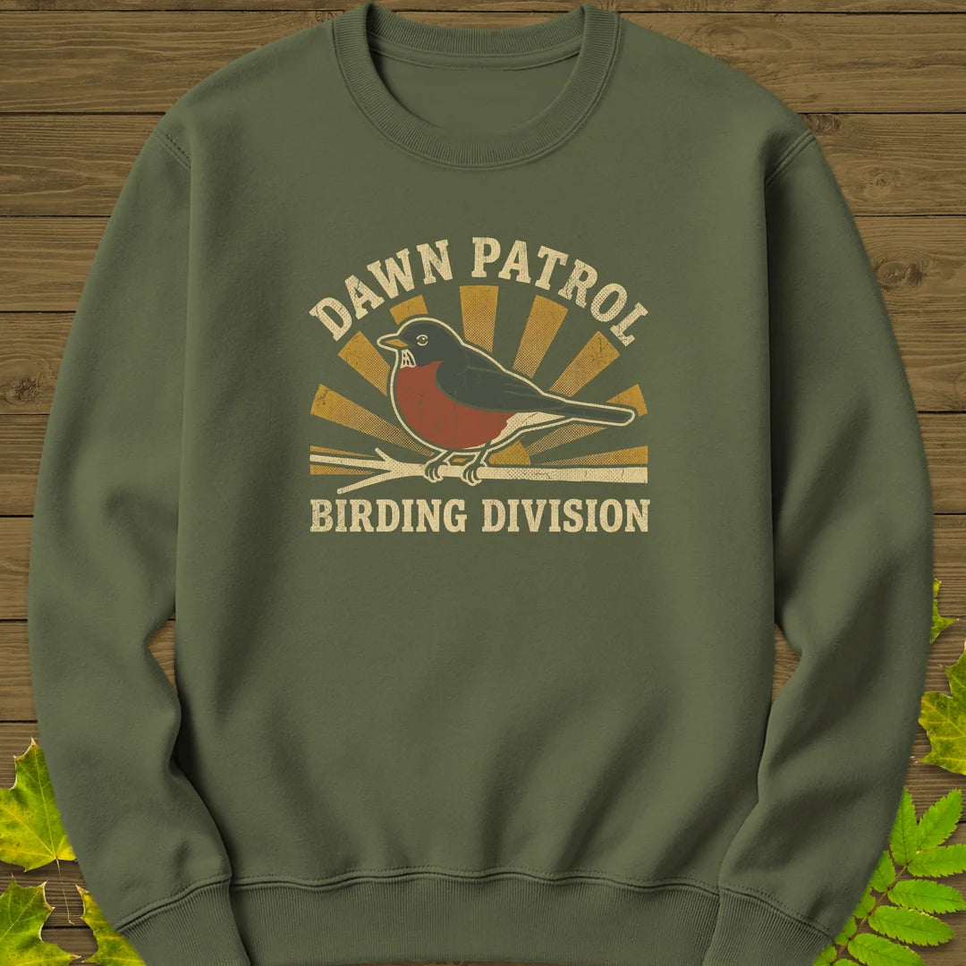 Dawn Patrol Sweatshirt in Military Green