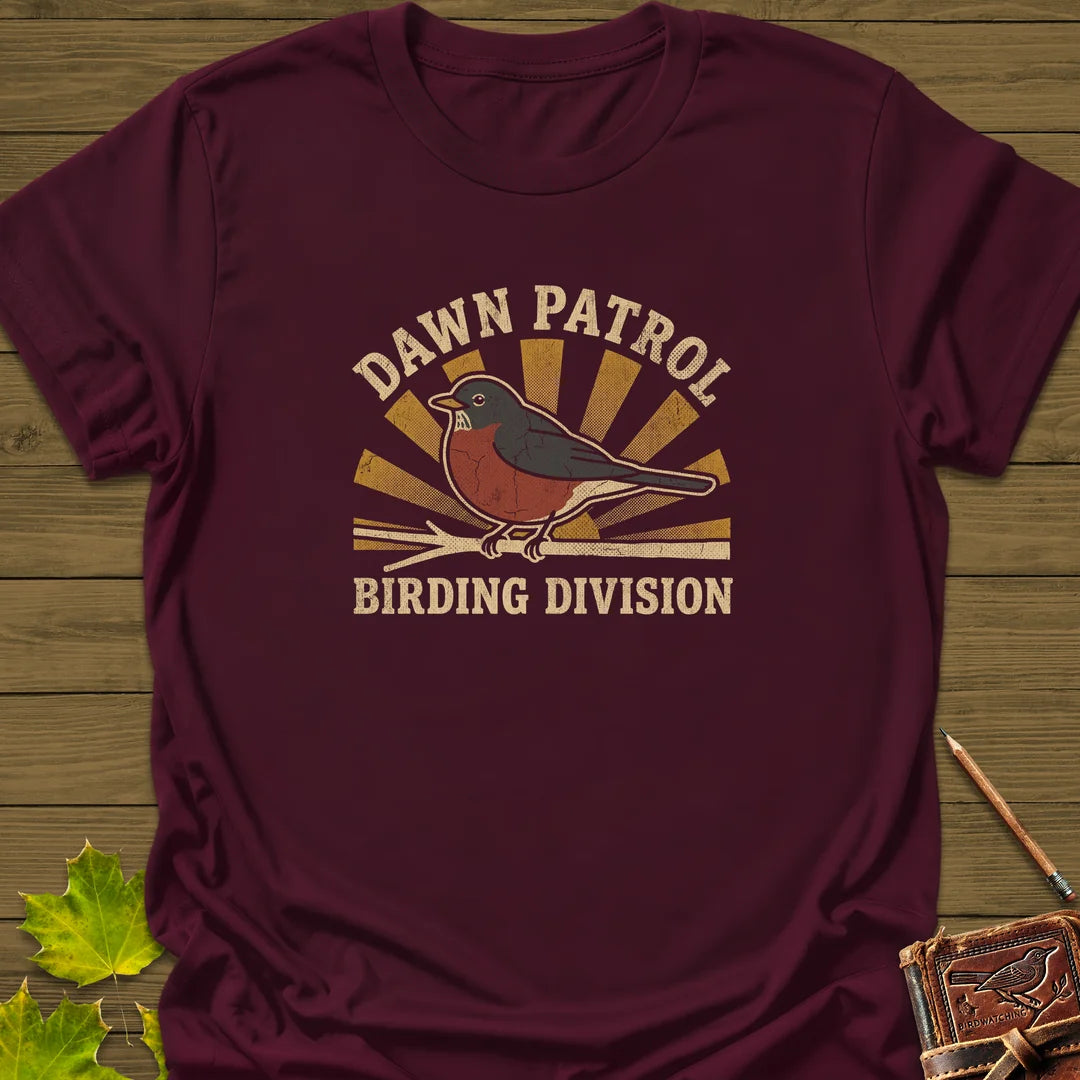 Dawn Patrol T-Shirt in Maroon