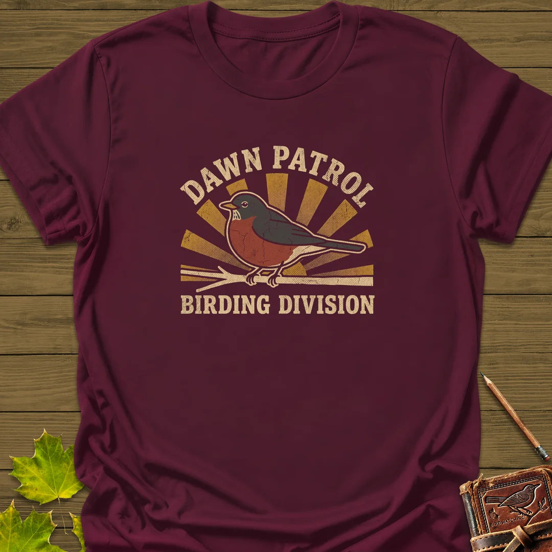 Dawn Patrol T-Shirt in Maroon