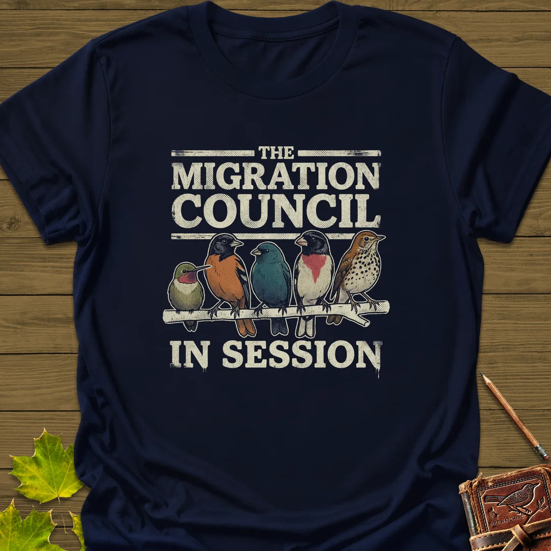 Council Meeting T-Shirt in Navy