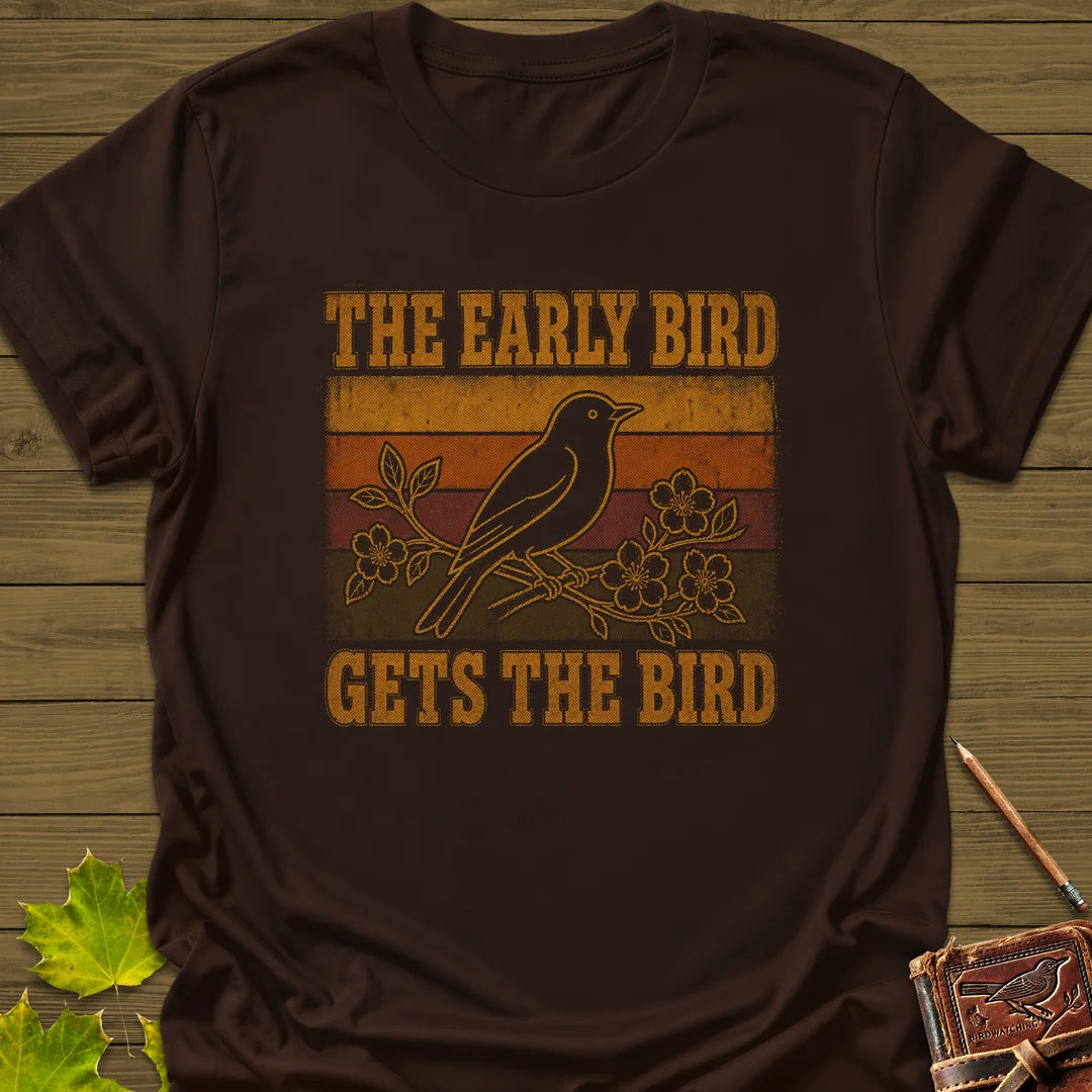 Early Riser T-Shirt in Dark Chocolate