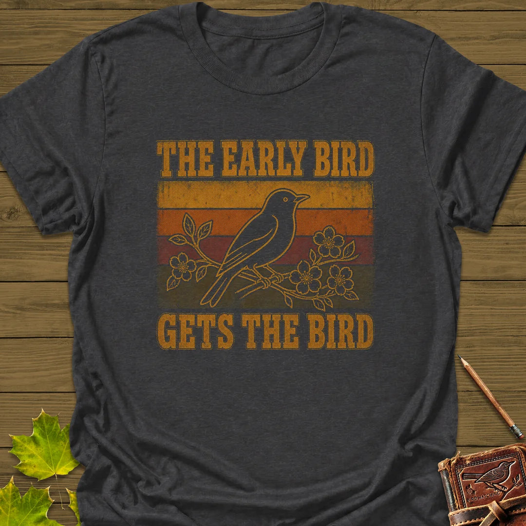 Early Riser T-Shirt in Dark Heather