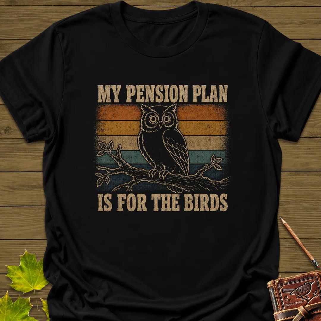 Pension Plan T-Shirt in Black
