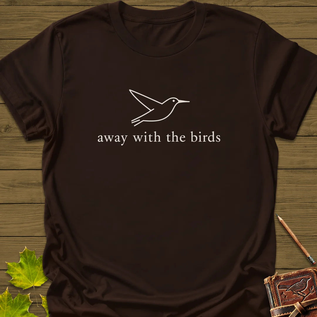 Flight Escape T-Shirt in Dark Chocolate