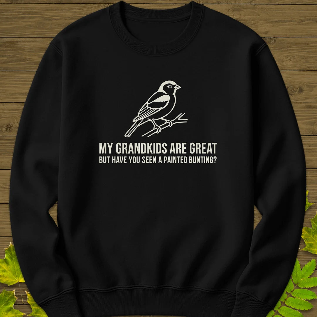 Painted Bunting Pride Sweatshirt in Black
