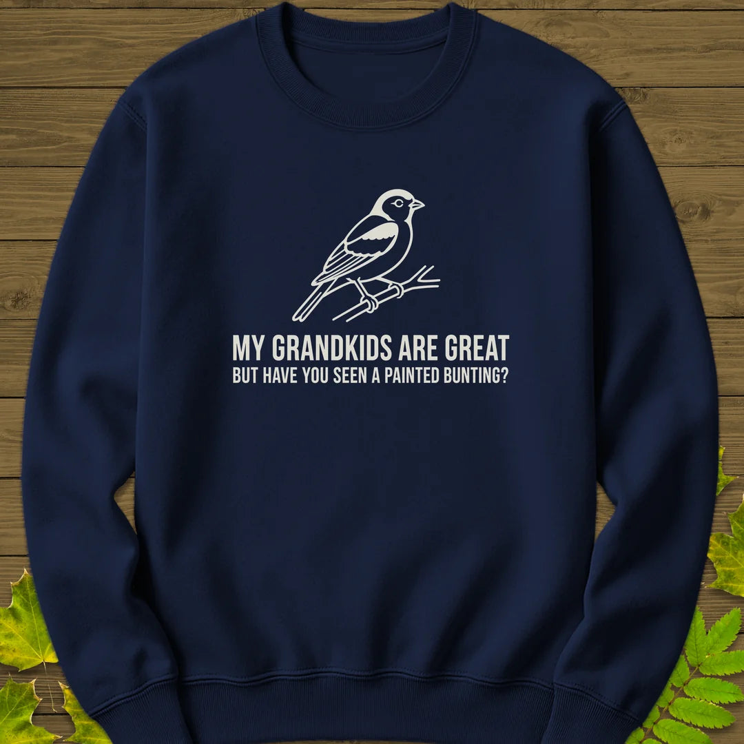 Painted Bunting Pride Sweatshirt in Navy