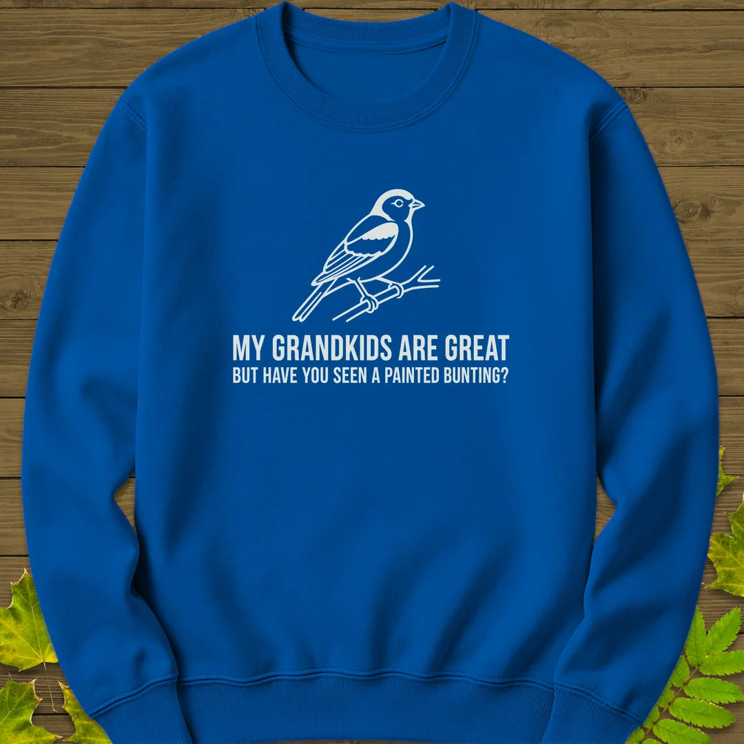 Painted Bunting Pride Sweatshirt in Royal