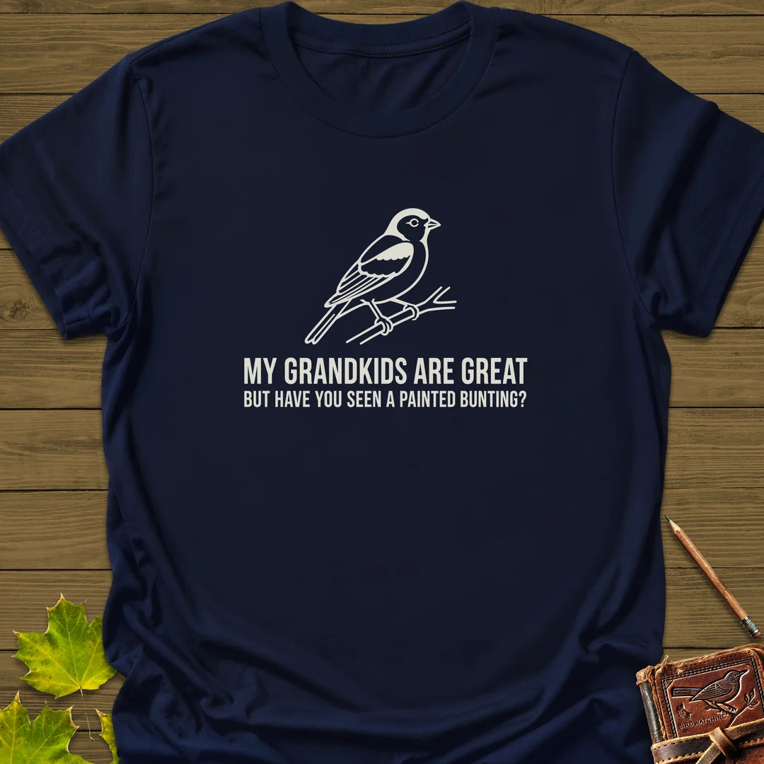 Painted Bunting Pride T-Shirt in Navy