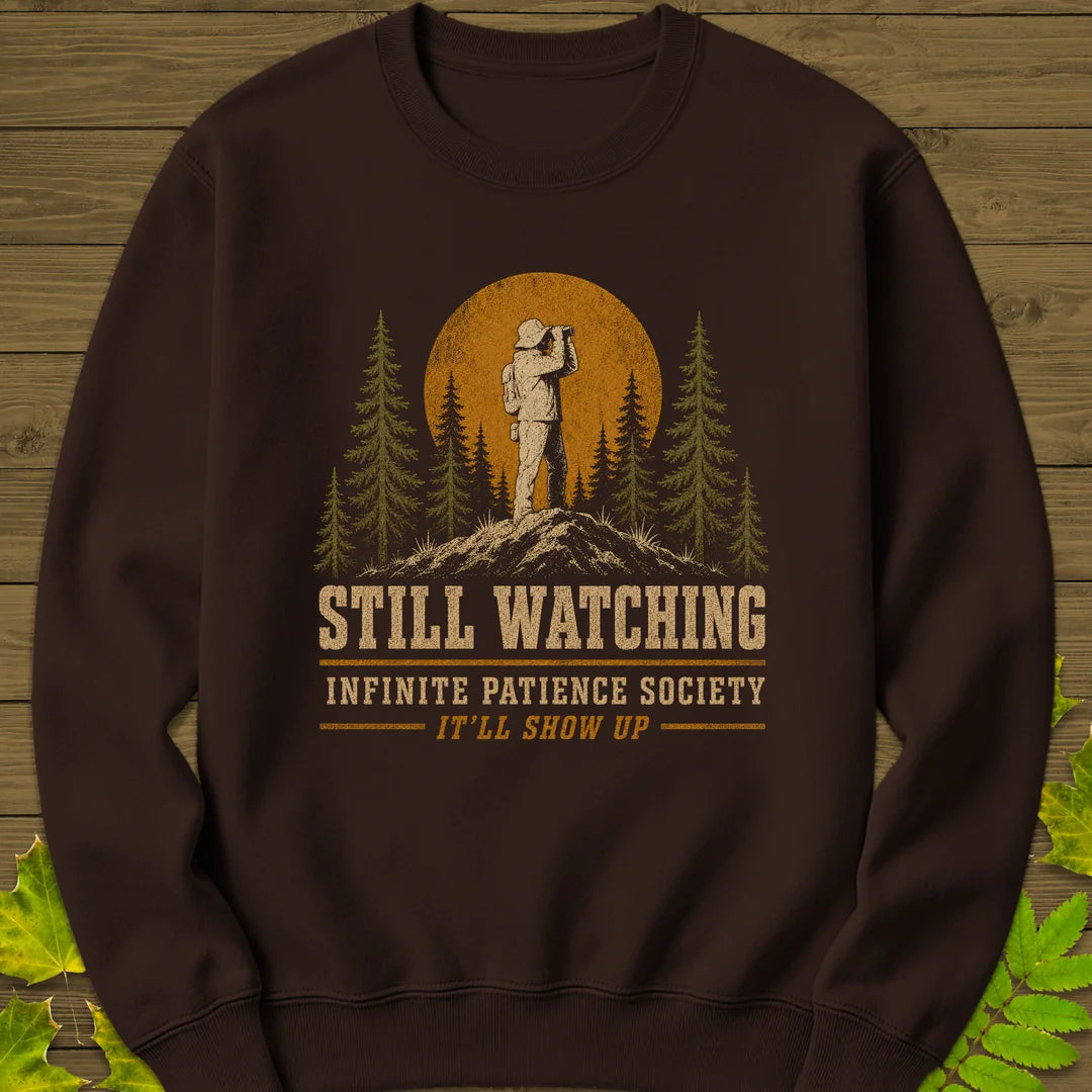 Infinite Patience Sweatshirt in Dark Chocolate
