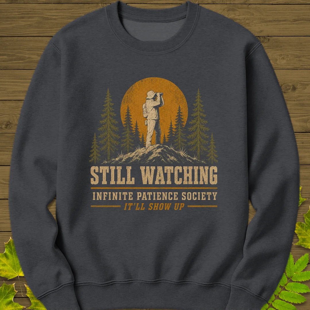 Infinite Patience Sweatshirt in Dark Heather