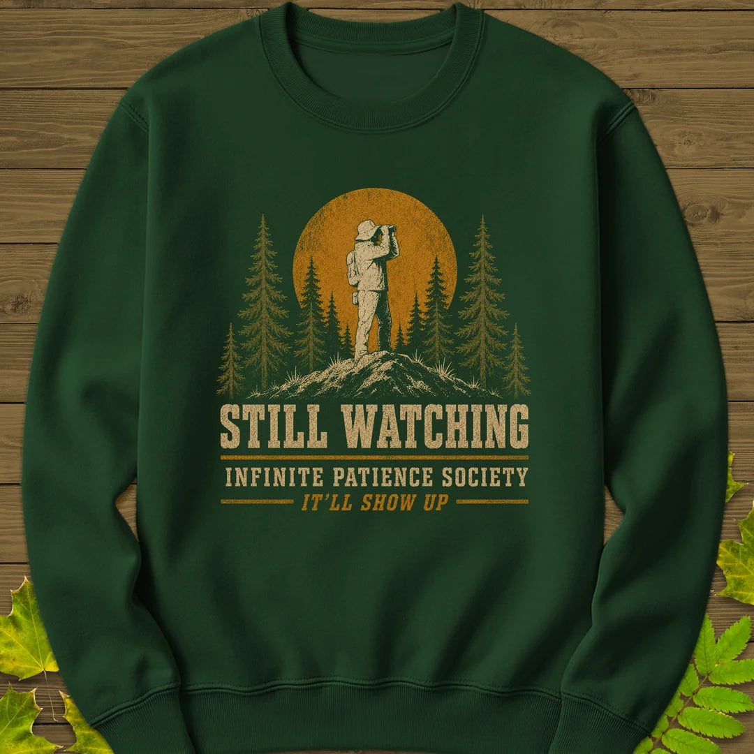 Infinite Patience Sweatshirt in Forest Green