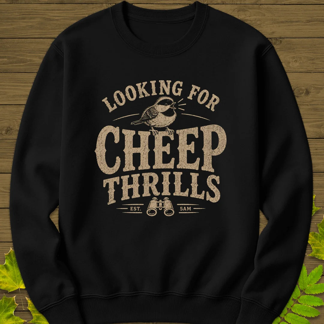 Cheep Thrills Sweatshirt in Black