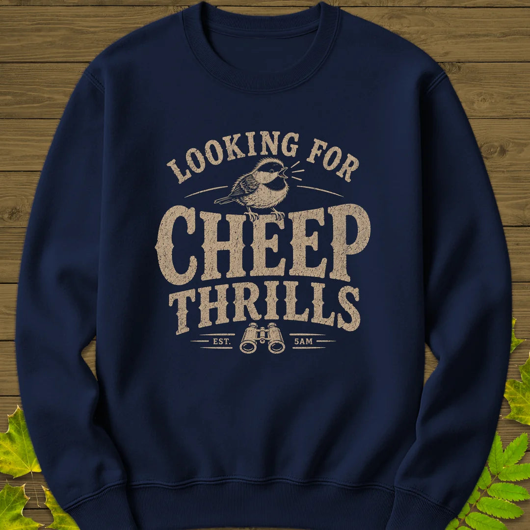 Cheep Thrills Sweatshirt in Navy