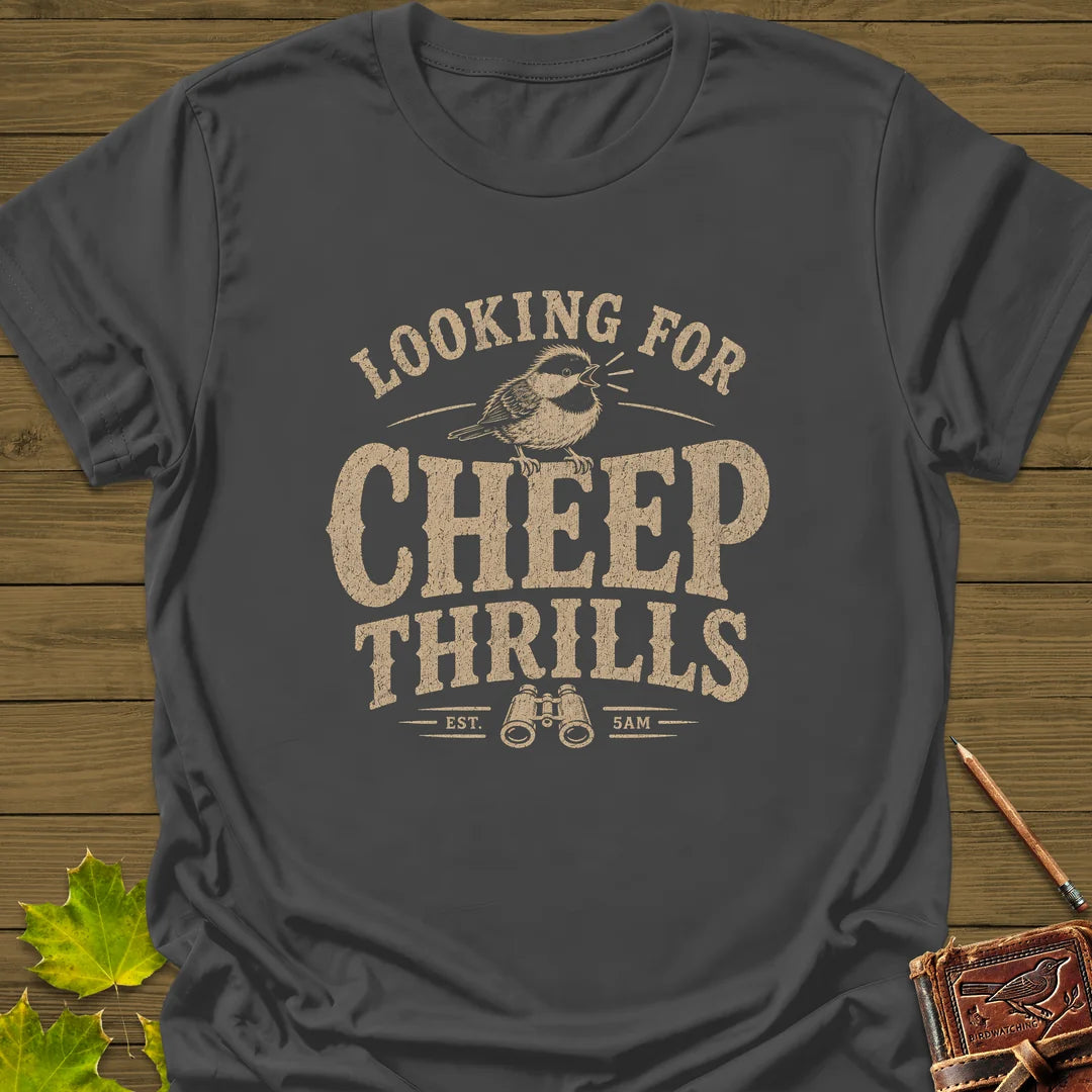 Cheep Thrills T-Shirt in Charcoal