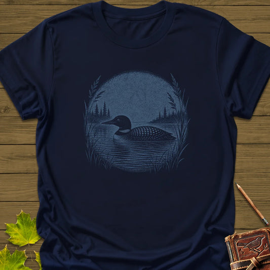 Lake Loon T-Shirt in Navy