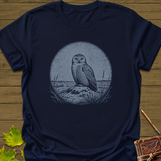 Tundra Owl T-Shirt in Navy