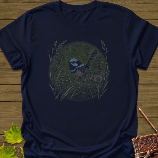 Grassland Fairywren T-Shirt in Navy