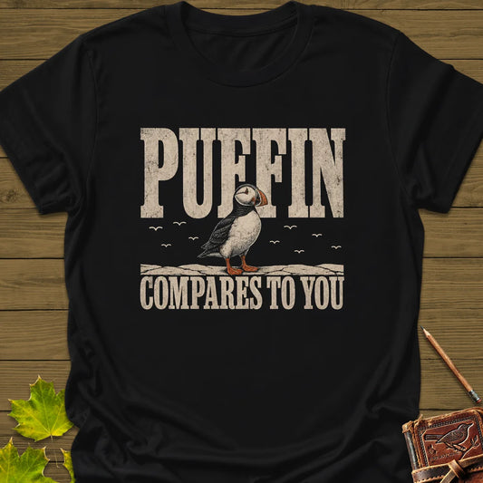 Puffin Compares T-Shirt in Black