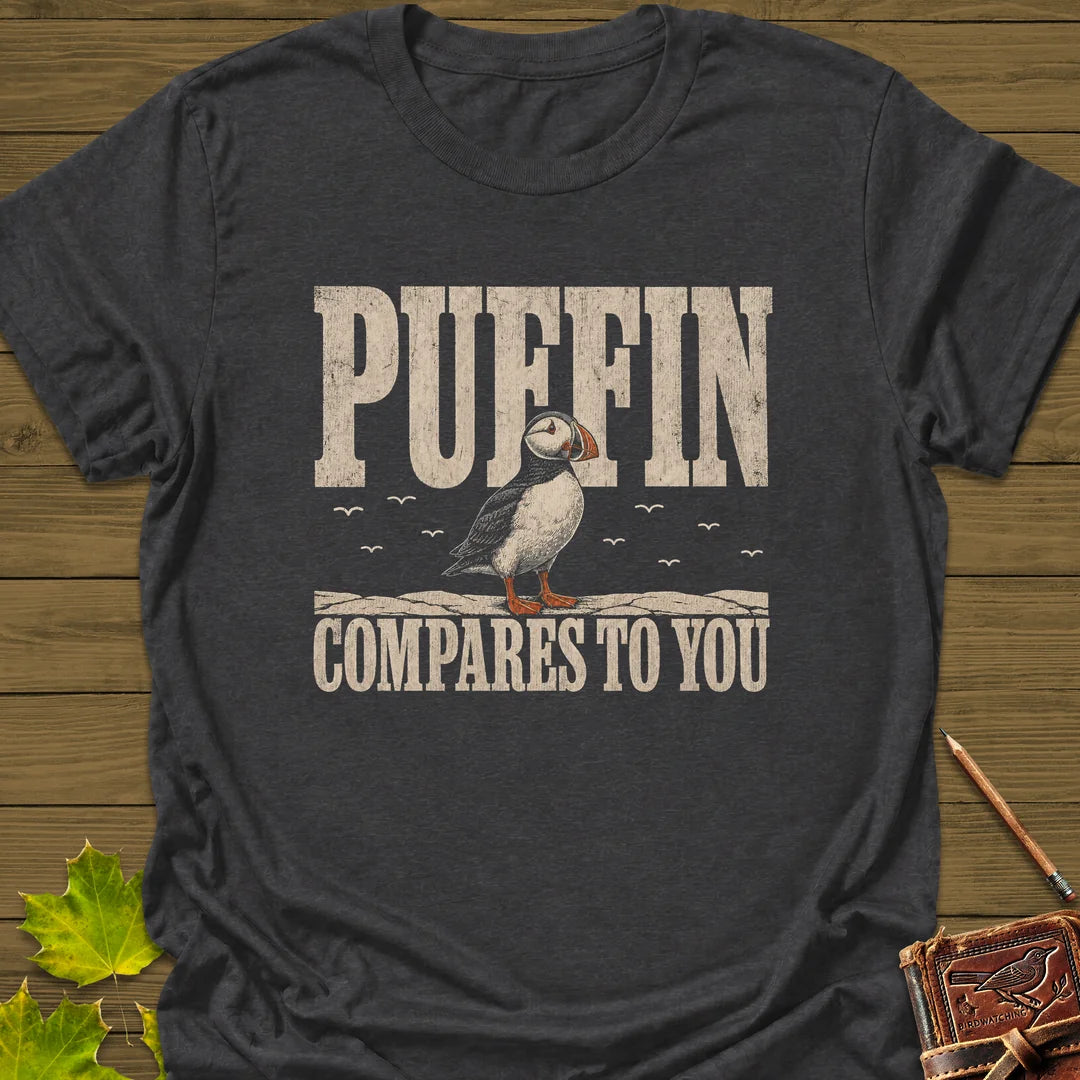Puffin Compares T-Shirt in Dark Heather