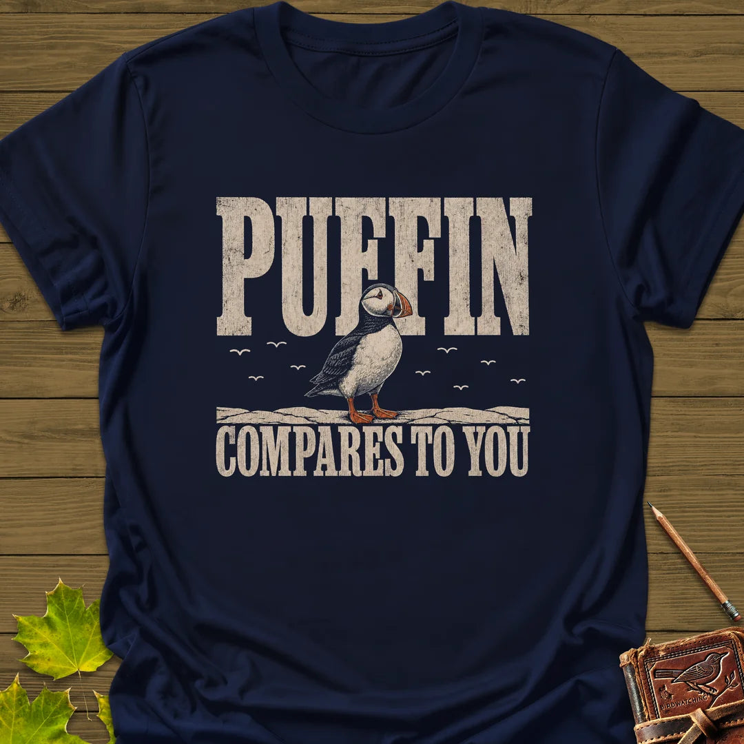 Puffin Compares T-Shirt in Navy