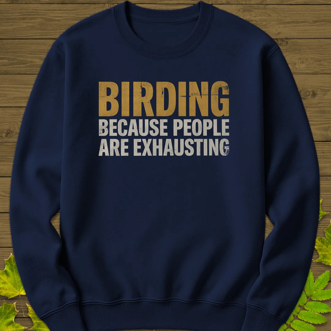 People Are Exhausting Sweatshirt in Navy