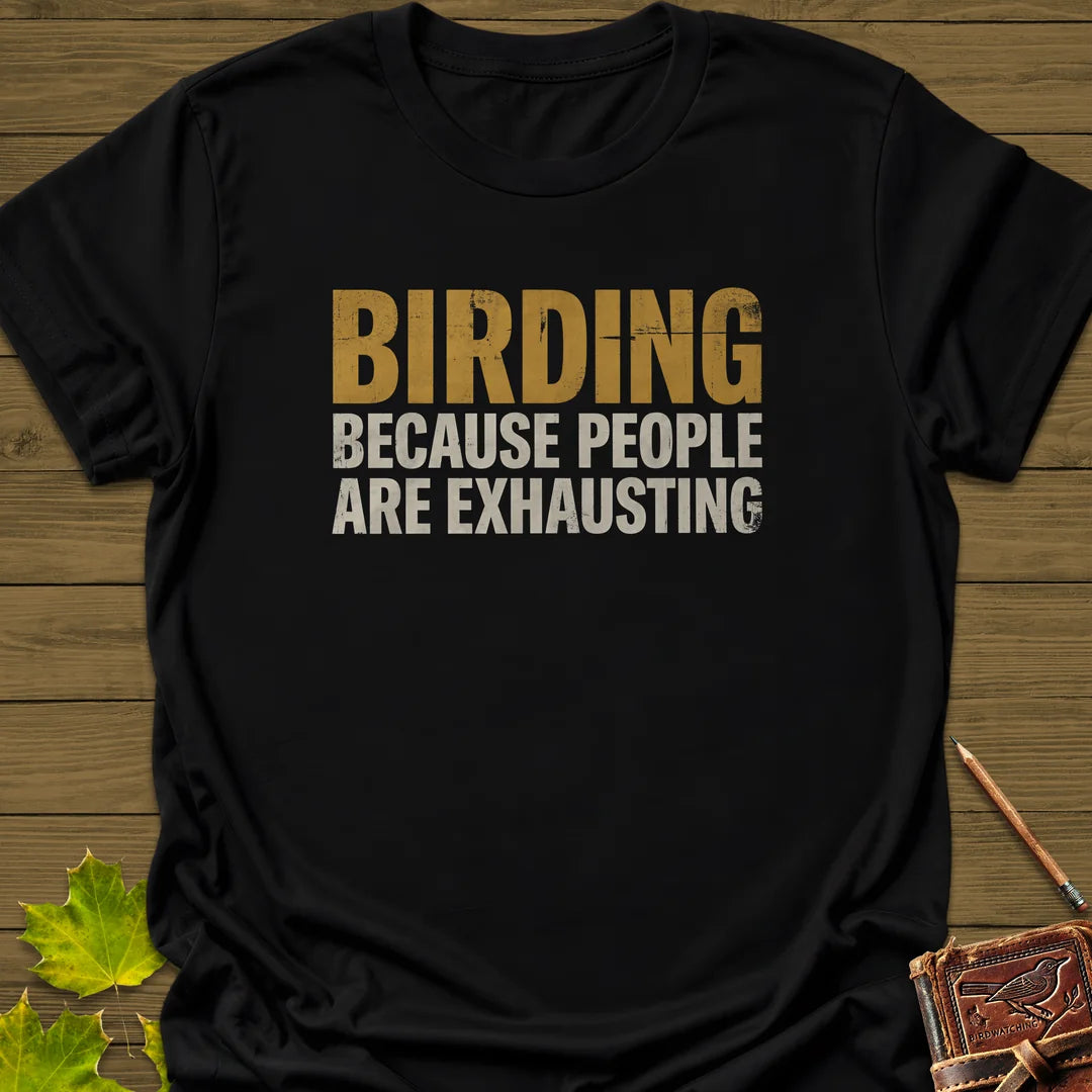 People Are Exhausting T-Shirt in Black