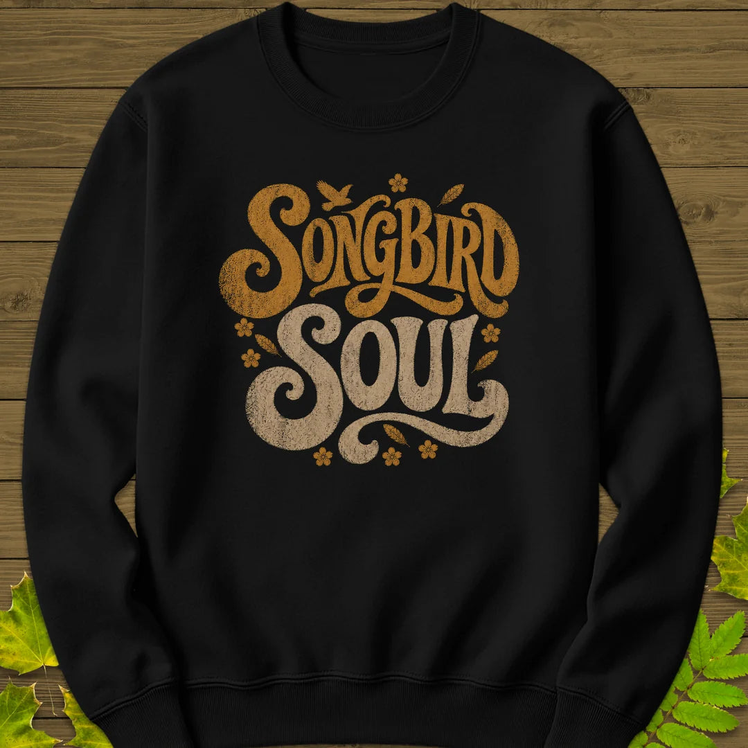 Songbird Soul Sweatshirt in Black