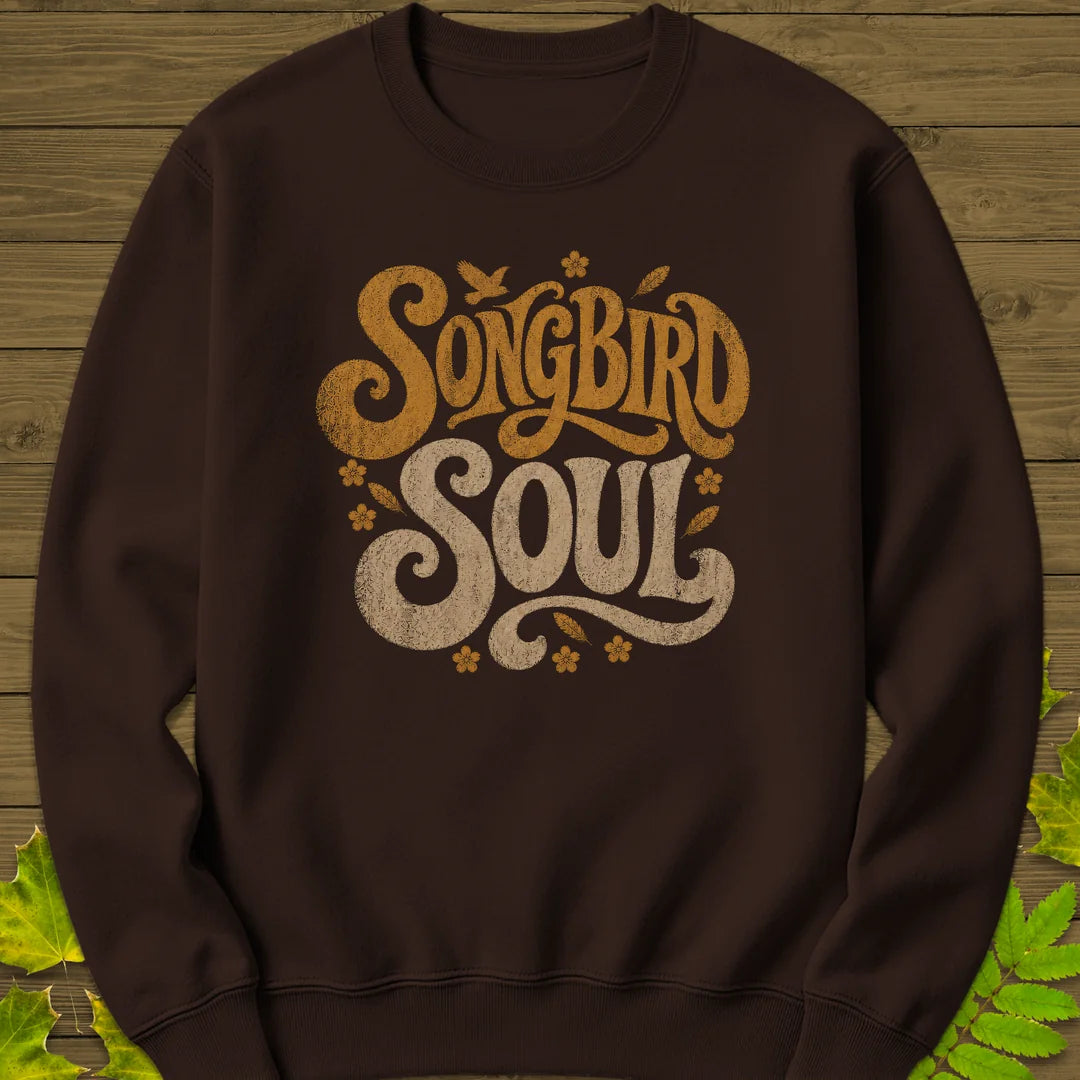 Songbird Soul Sweatshirt in Dark Chocolate
