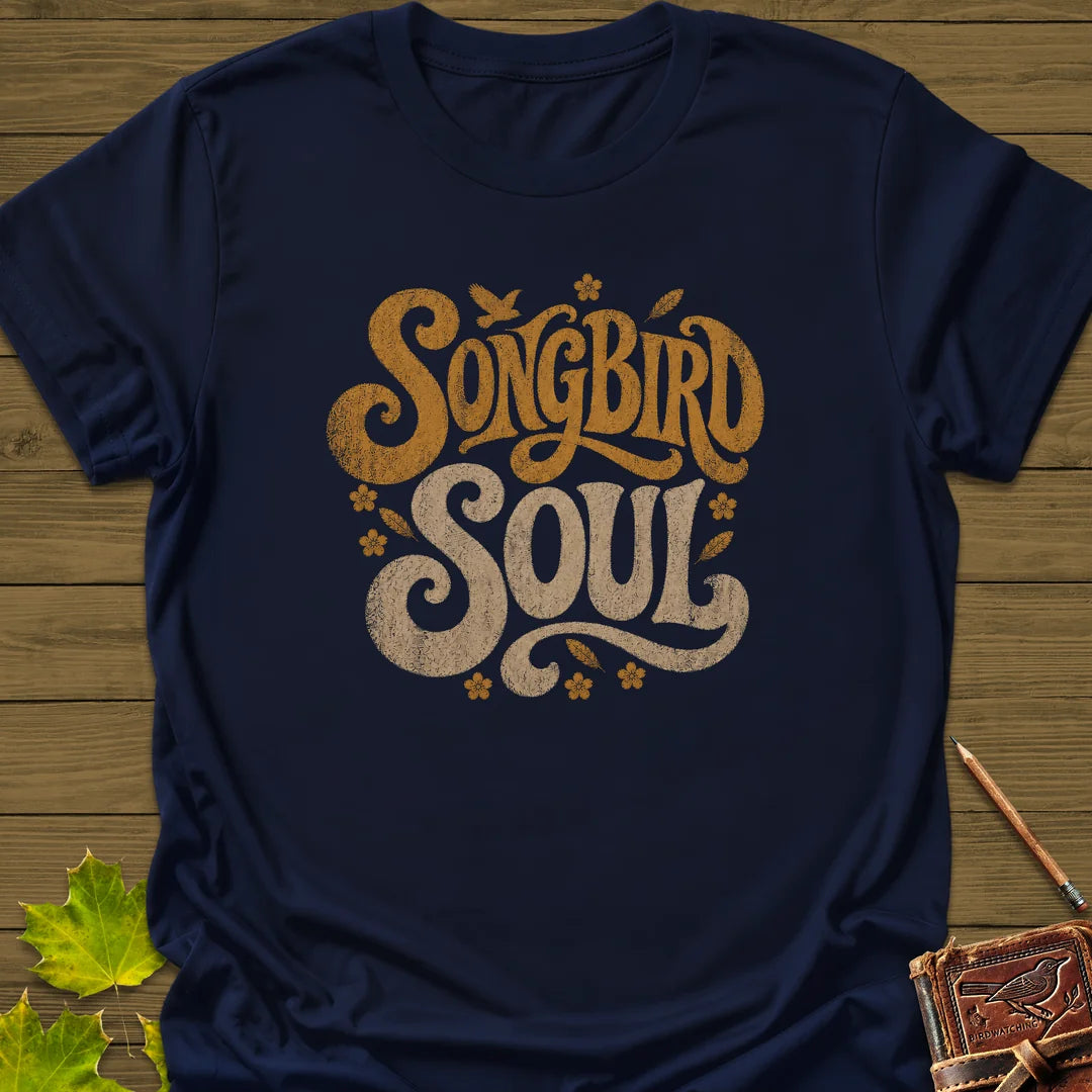 Songbird Soul T-Shirt in Navy