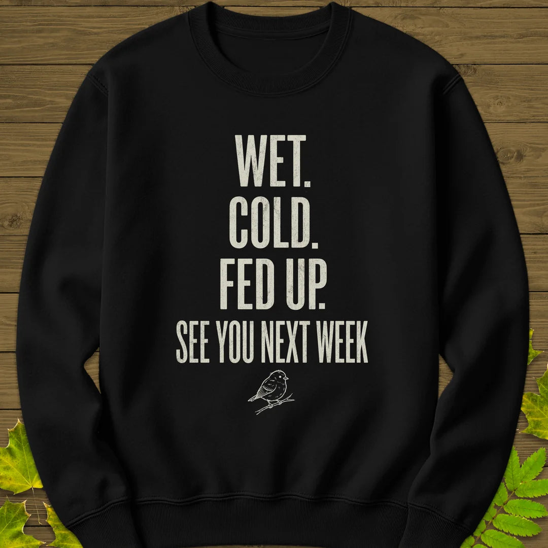 Fed Up Sweatshirt in Black