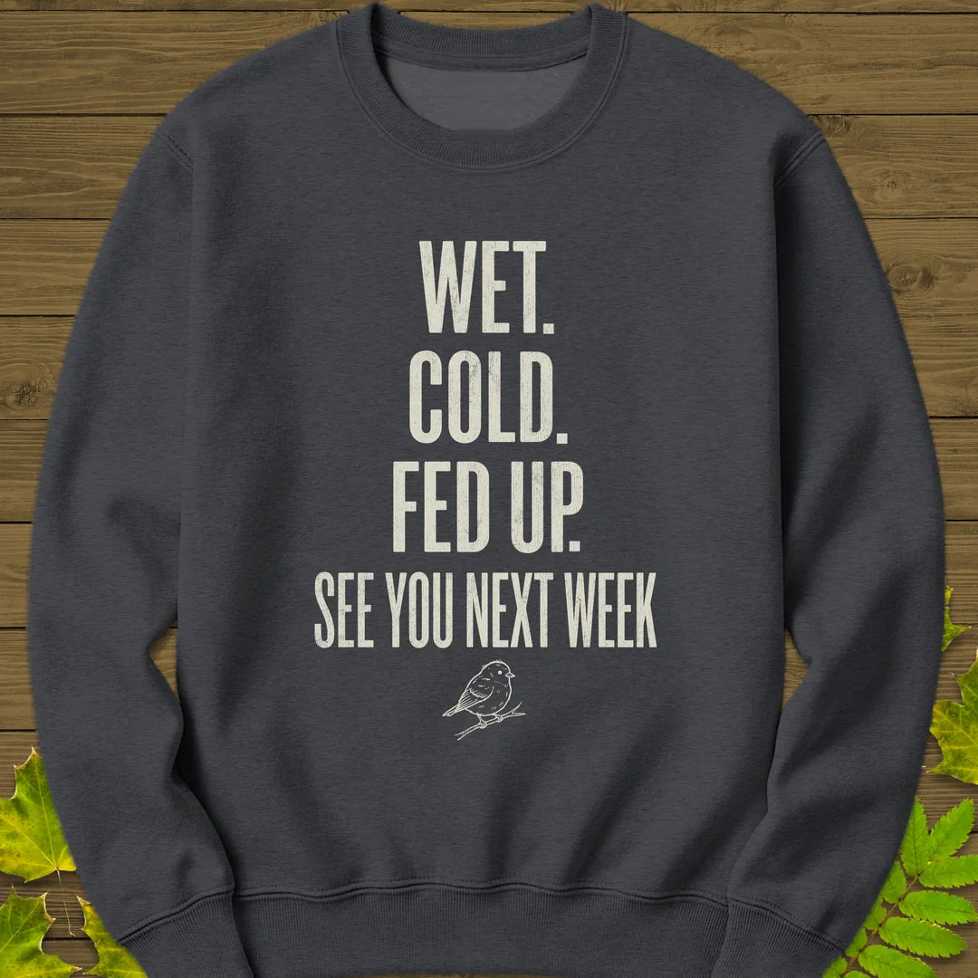 Fed Up Sweatshirt in Dark Heather