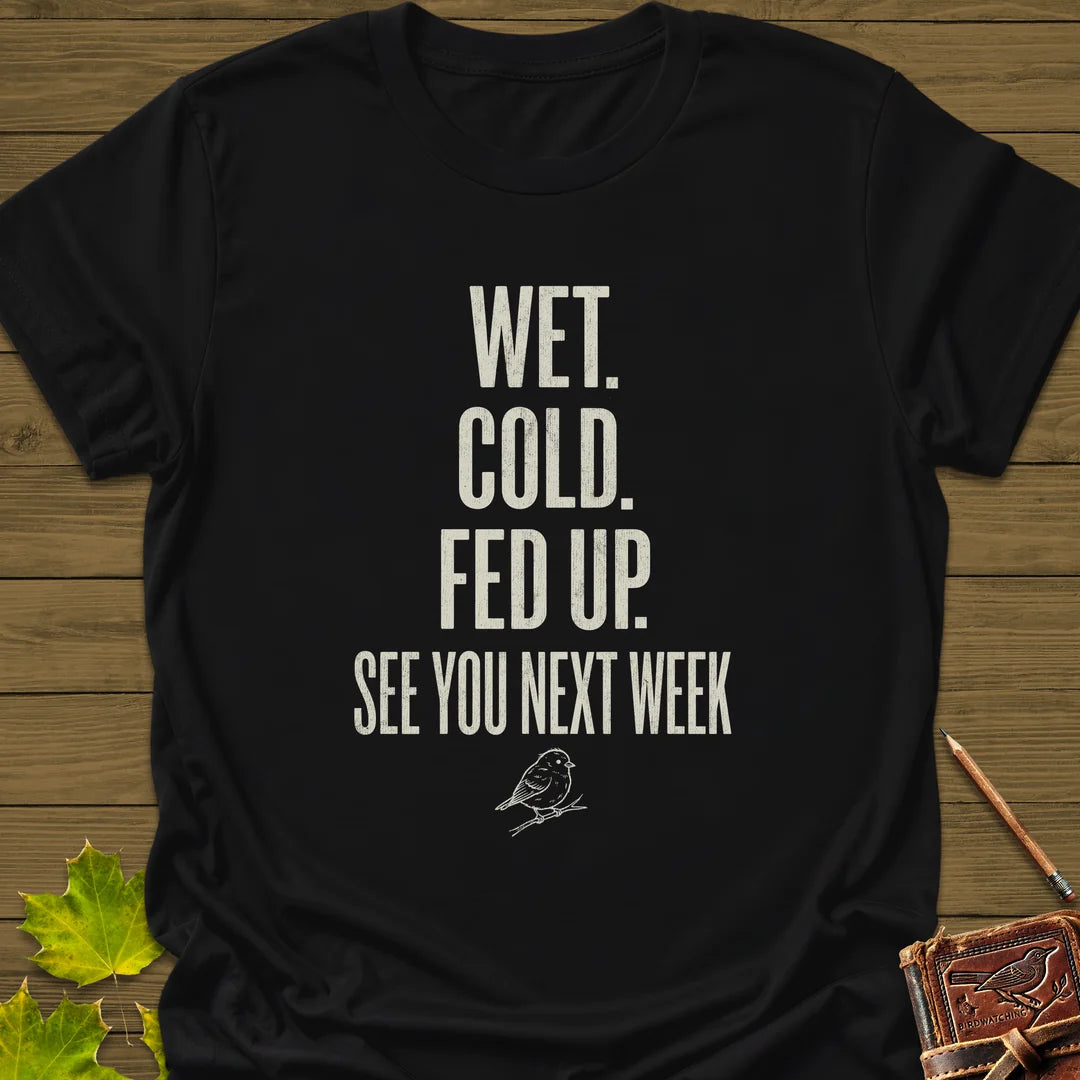Fed Up T-Shirt in Black