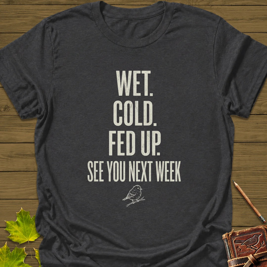 Fed Up T-Shirt in Dark Heather