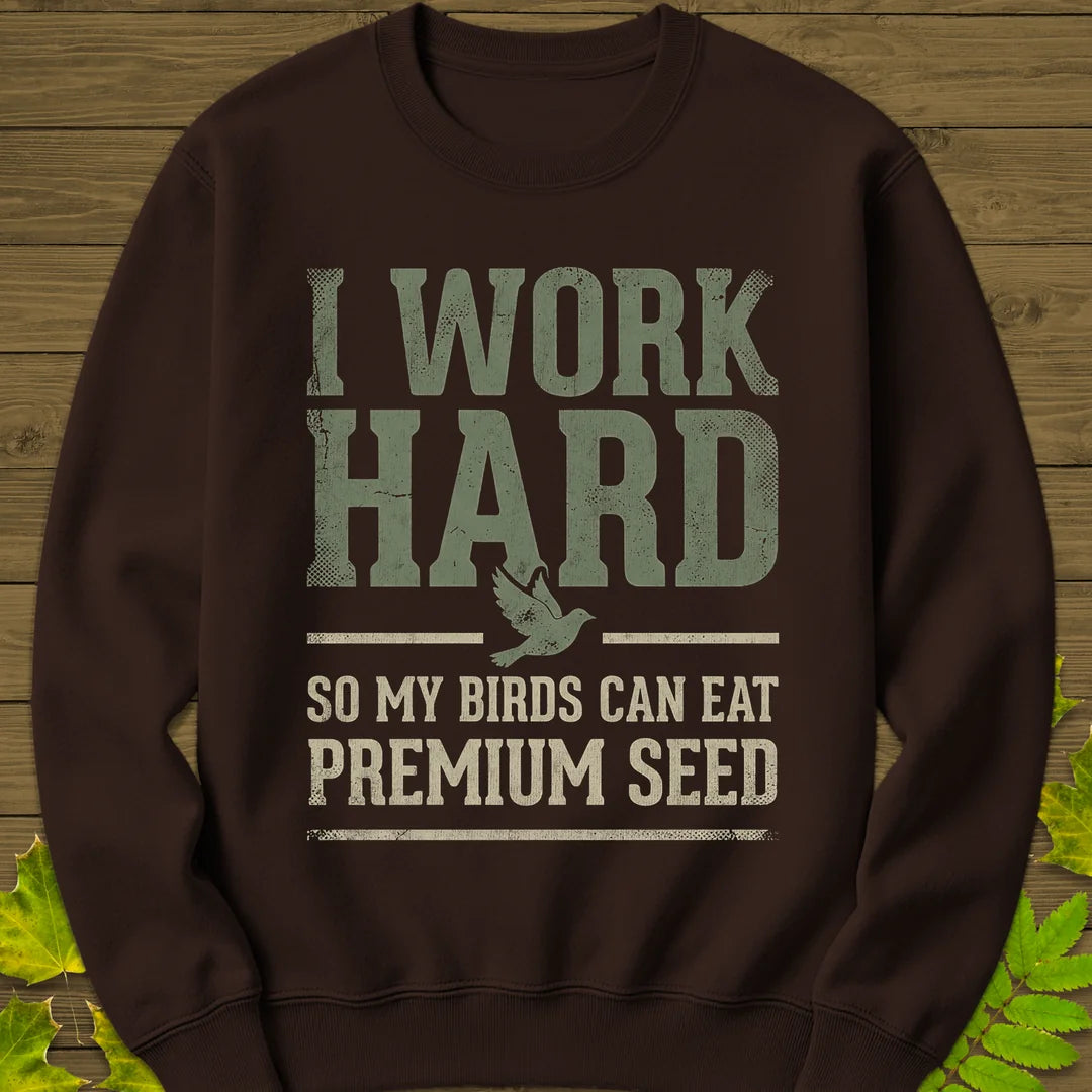 Premium Seed Sweatshirt in Dark Chocolate