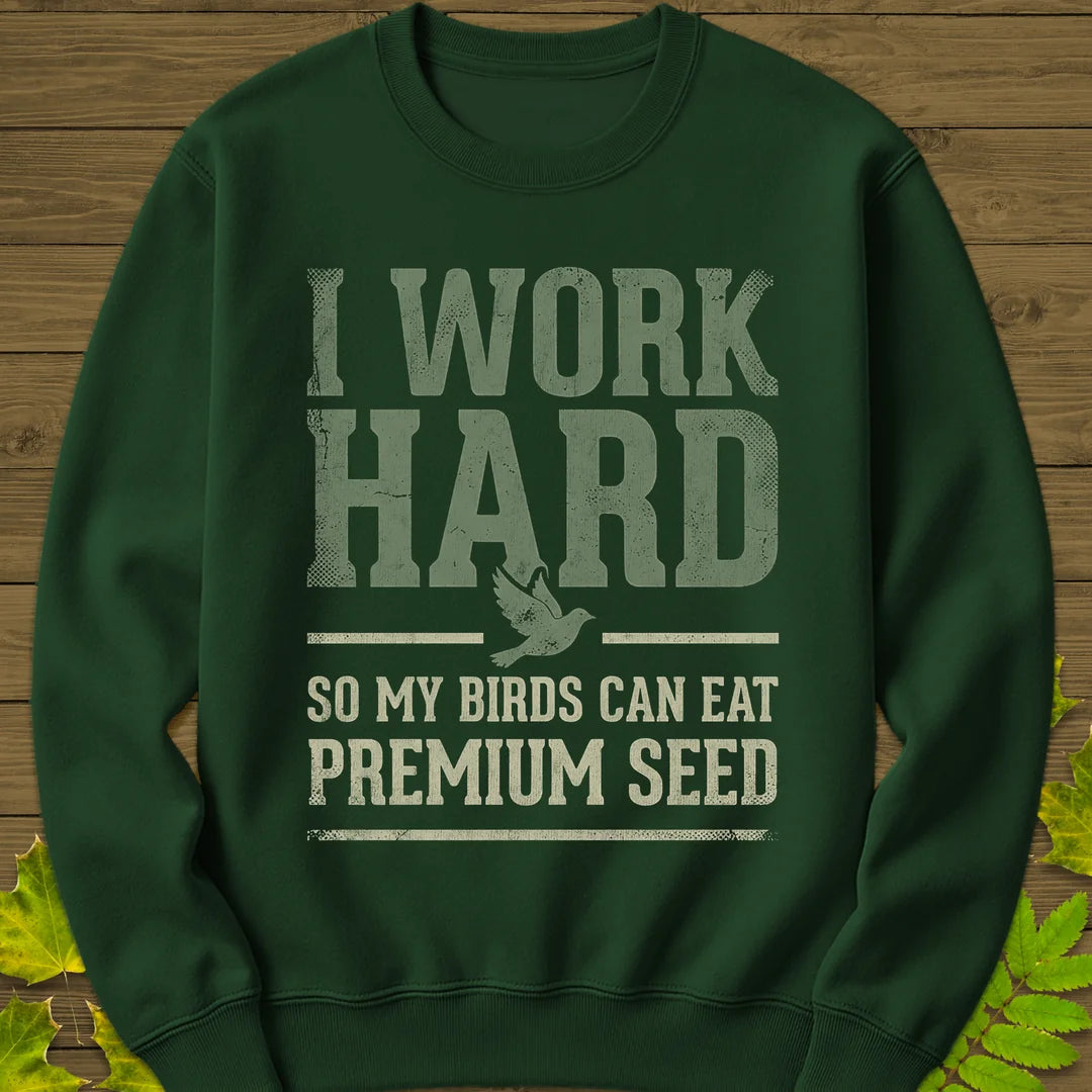 Premium Seed Sweatshirt in Forest Green