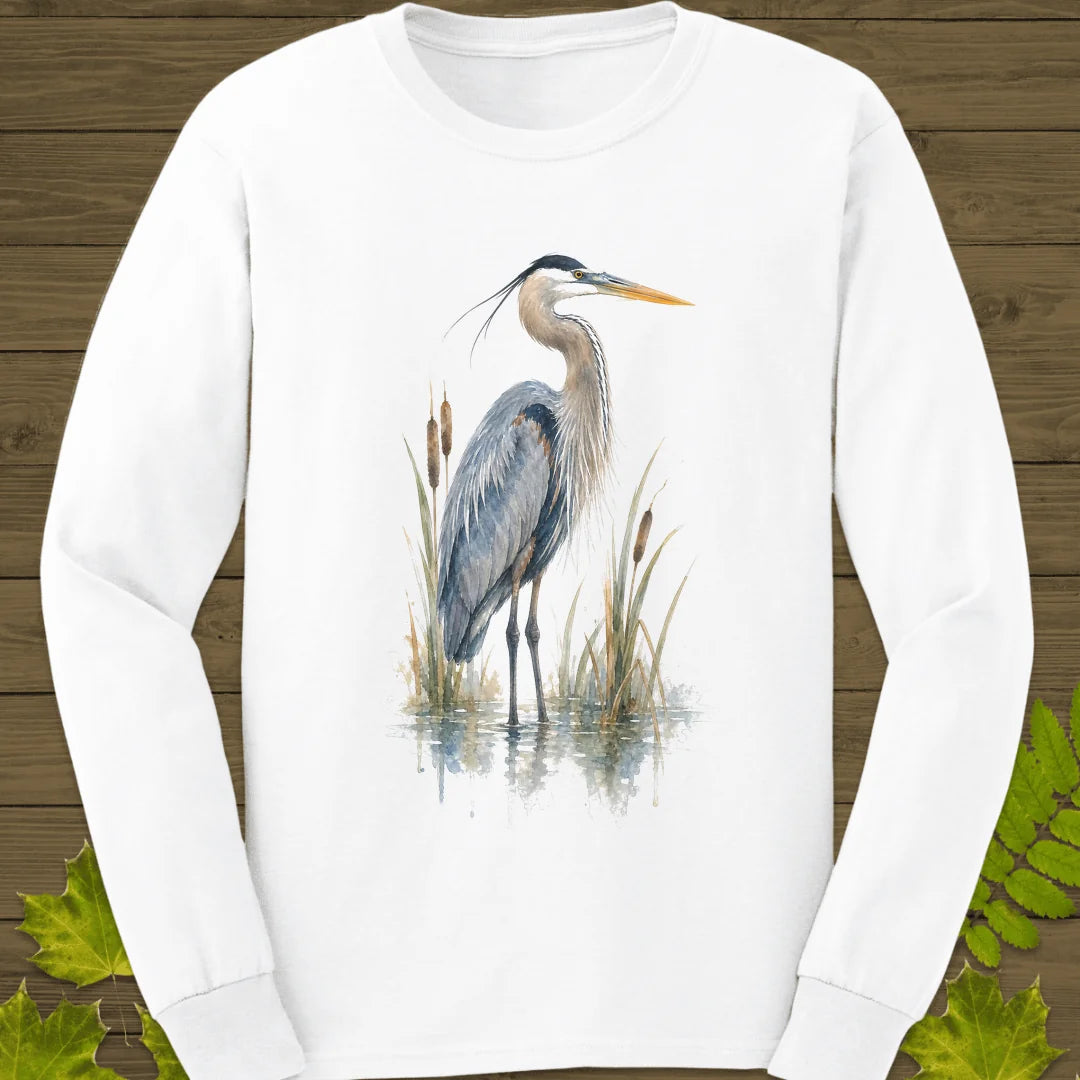 Wetland Majesty Long Sleeve in White