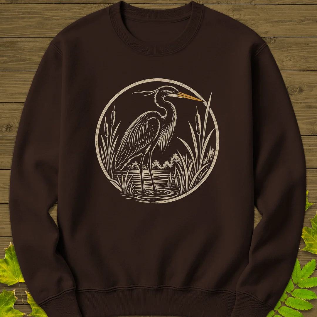 Marshland Elegance Sweatshirt in Dark Chocolate