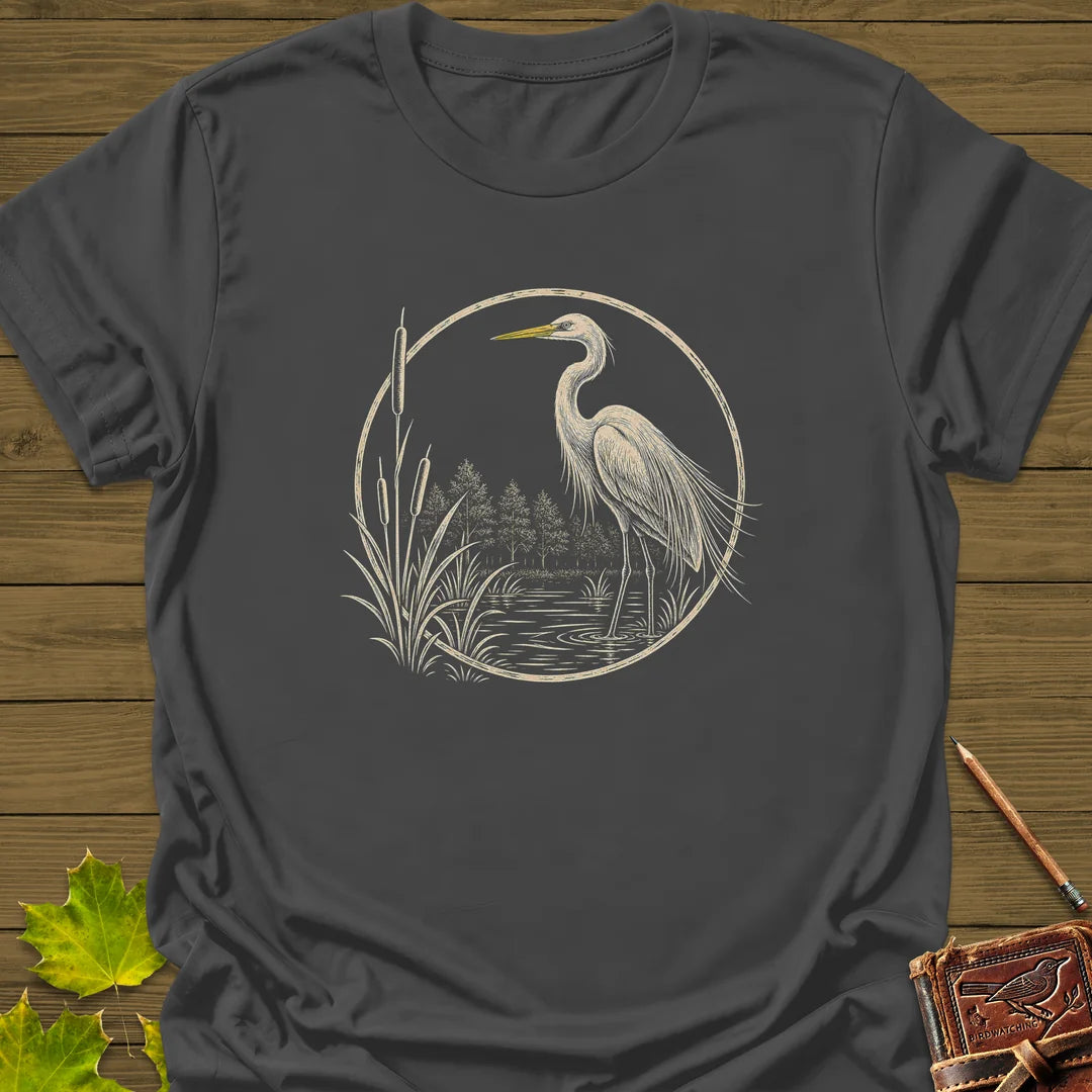 Wetland Grace T-Shirt in Charcoal