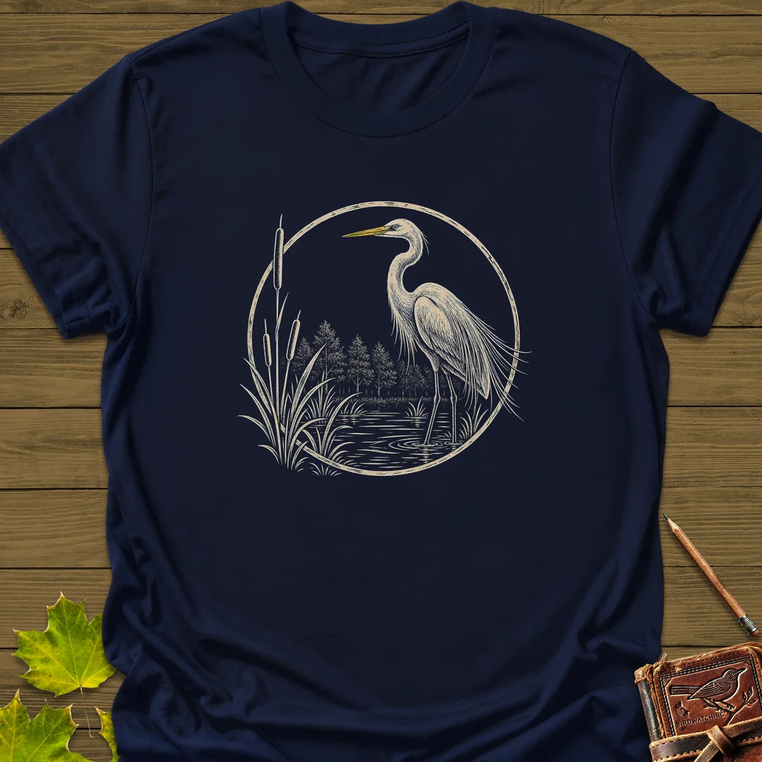 Wetland Grace T-Shirt in Navy