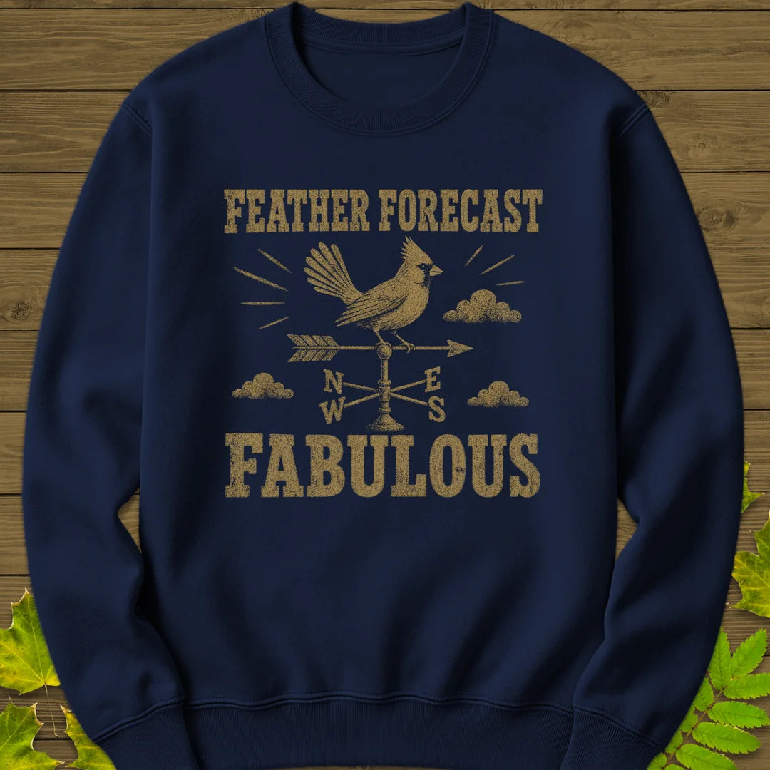 Feather Forecast Sweatshirt in Navy