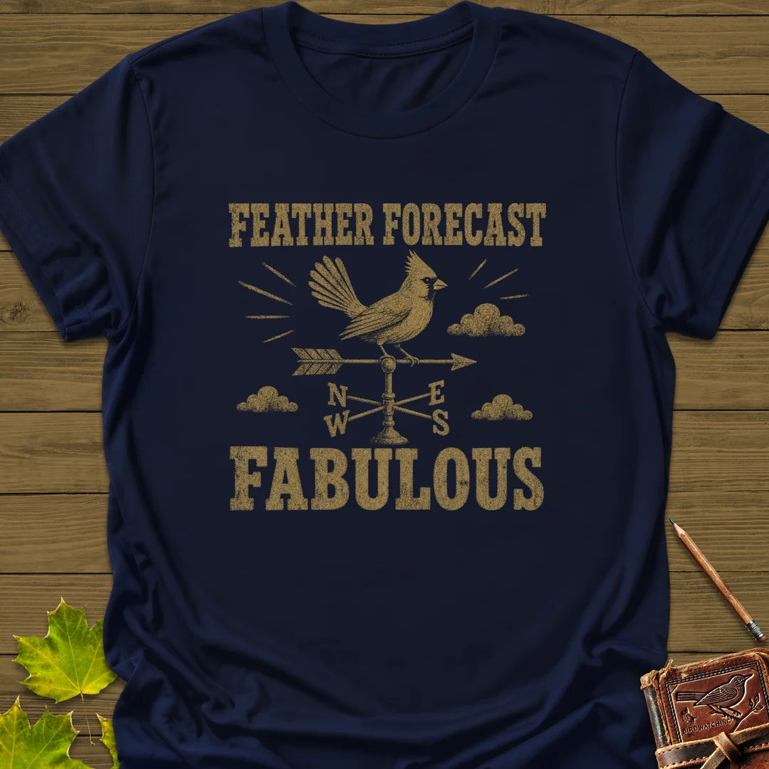 Feather Forecast T-Shirt in Navy