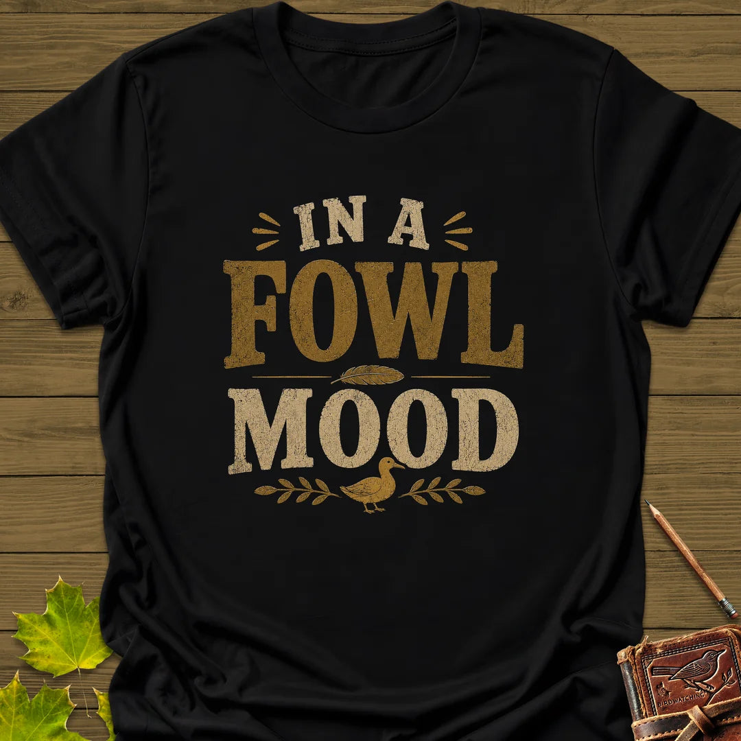 Fowl Mood T-Shirt in Black