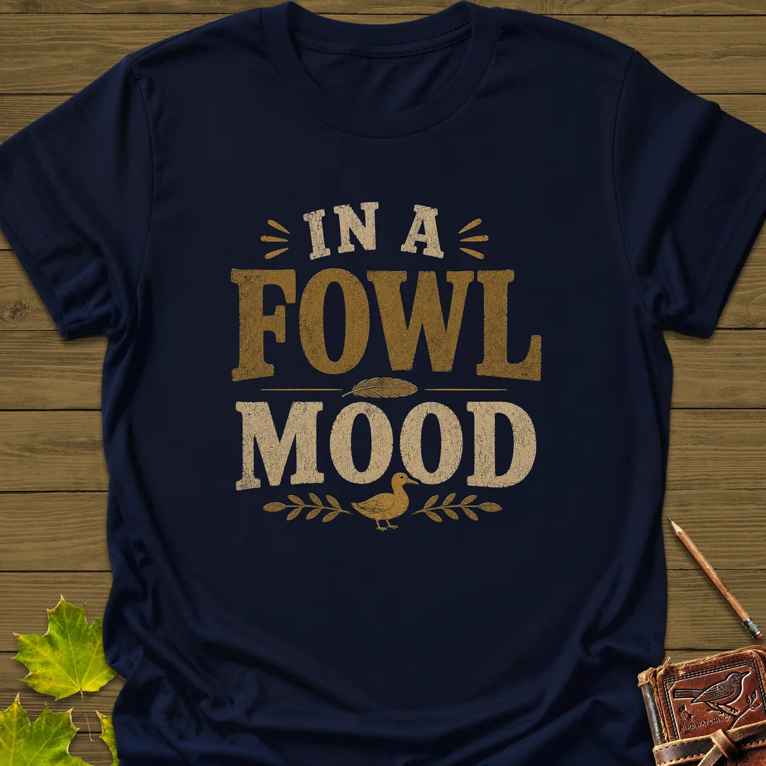 Fowl Mood T-Shirt in Navy