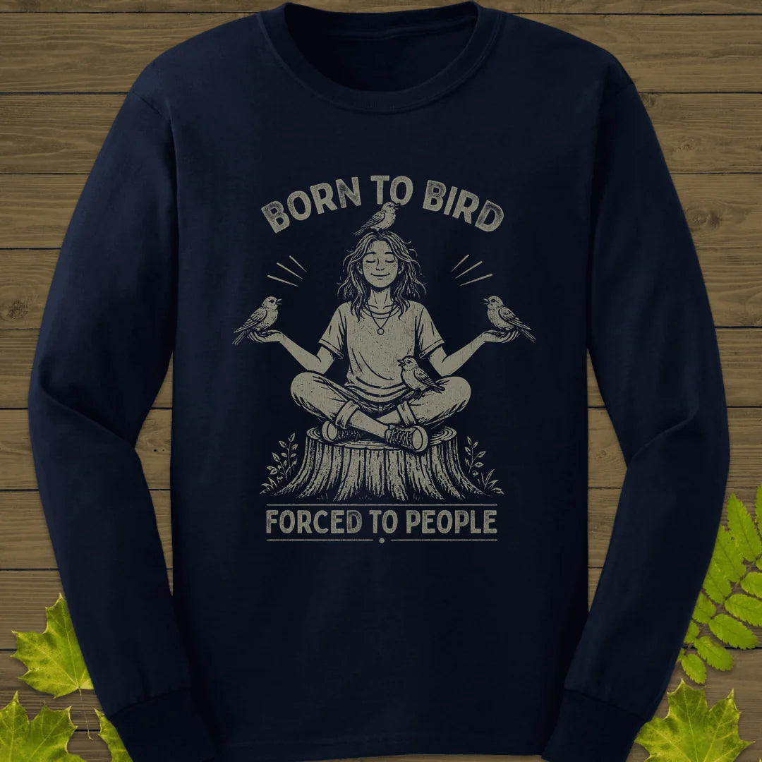 Forced To People (Female) Long Sleeve in Navy