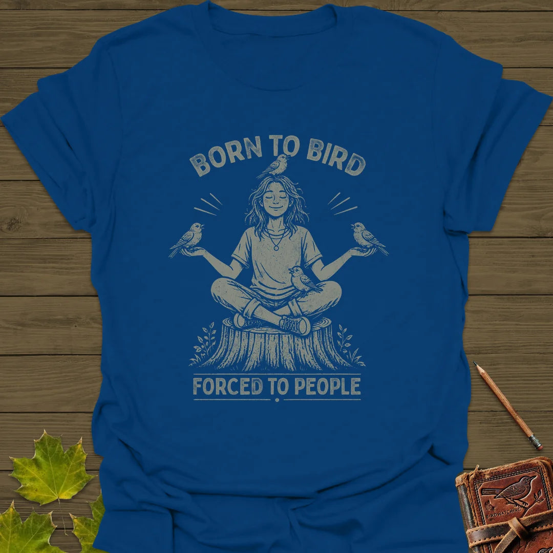 Forced To People (Female) T-Shirt in Royal