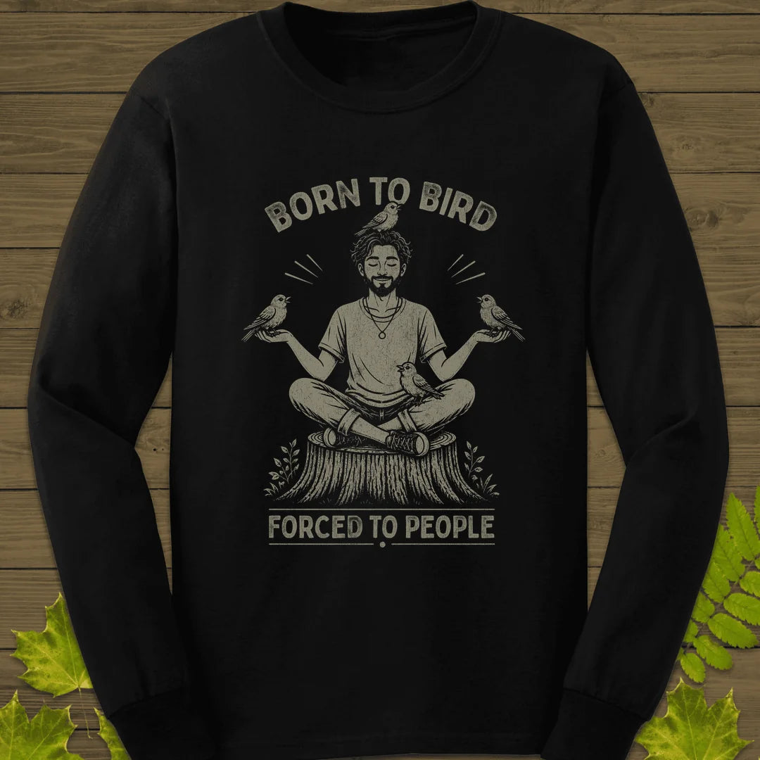 Forced To People (Male) Long Sleeve in Black