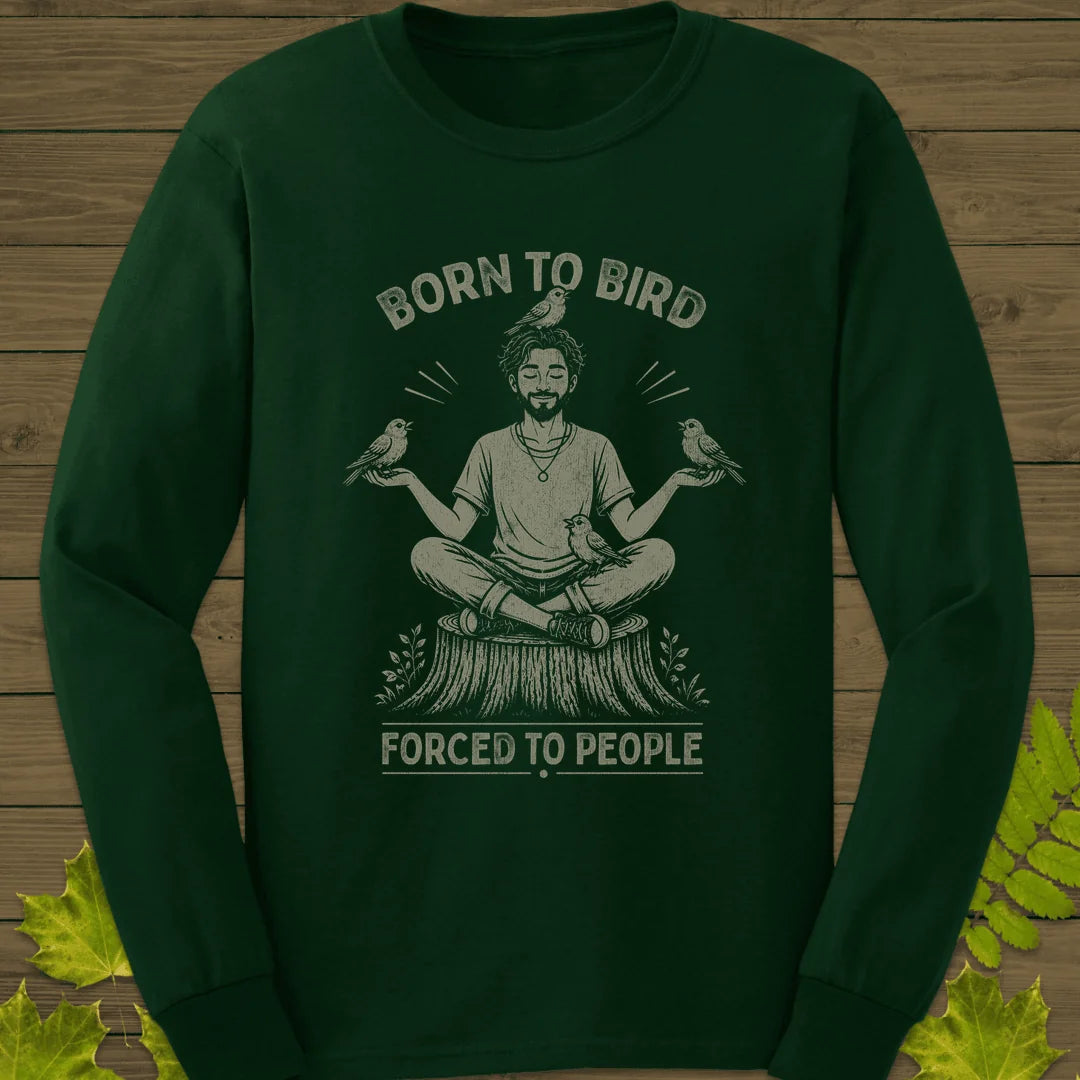 Forced To People (Male) Long Sleeve in Forest Green