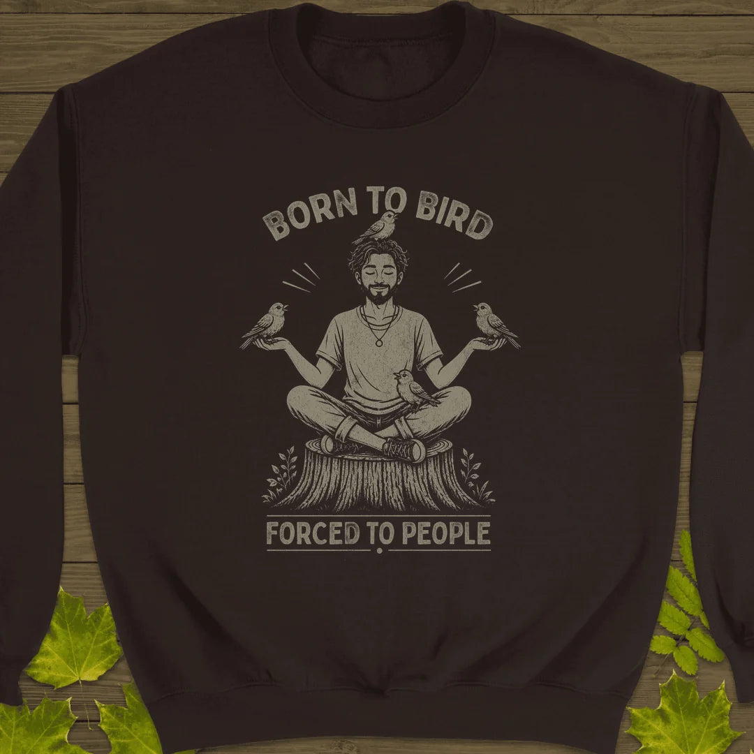 Forced To People (Male) Sweatshirt in Dark Chocolate