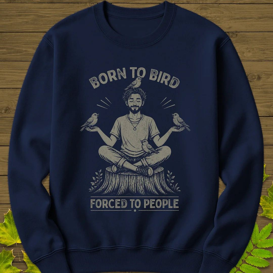Forced To People (Male) Sweatshirt in Navy