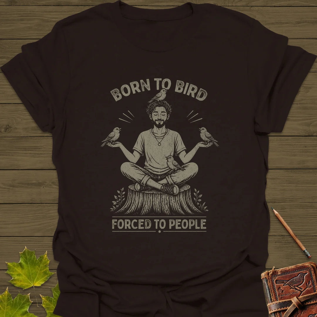 Forced To People (Male) T-Shirt in Dark Chocolate